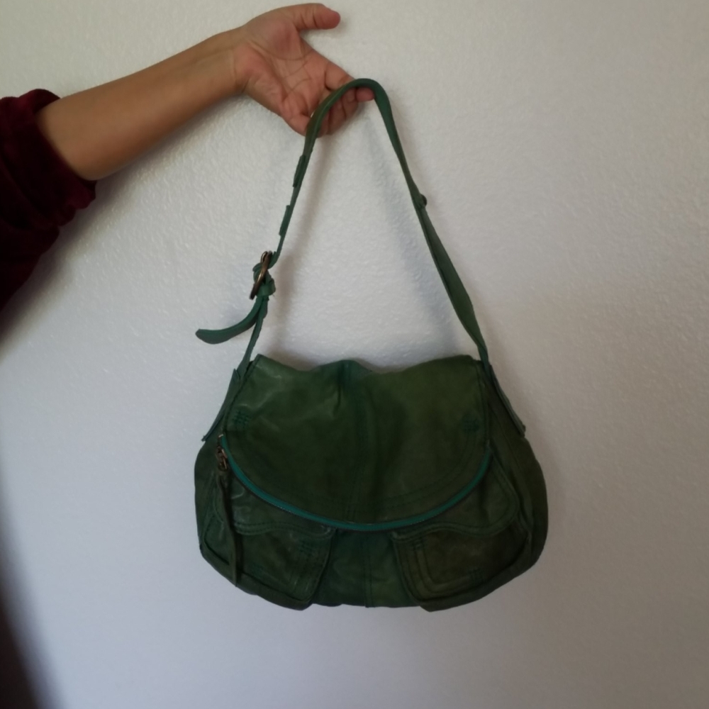 Lucky Brand Leather Slouchy Hobo Bag